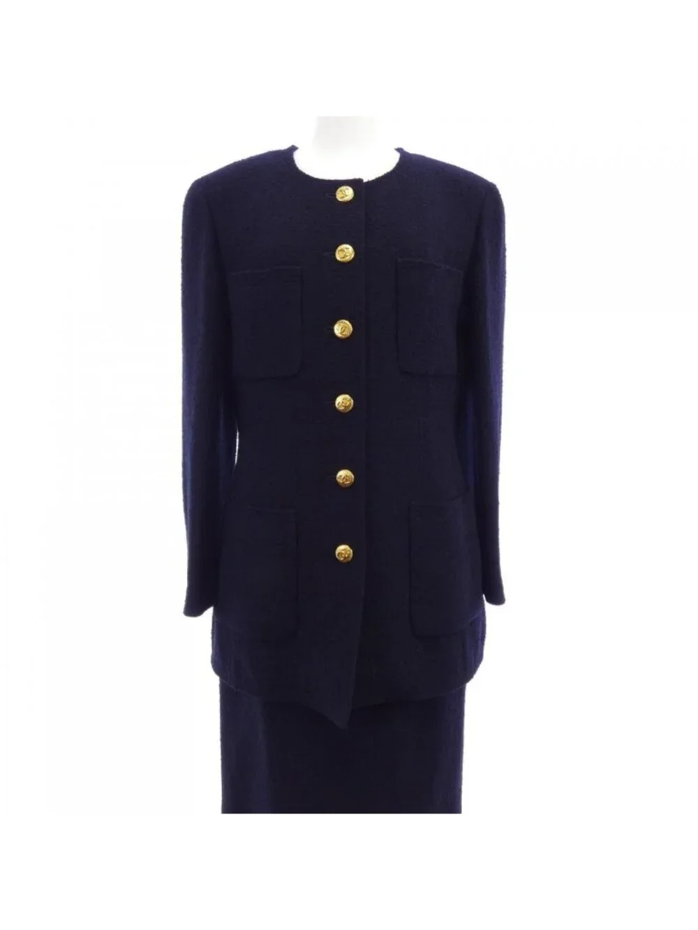 Chanel Vintage Suit Navy